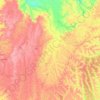 Bié Province topographic map, elevation, terrain