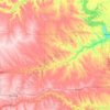 Bad River topographic map, elevation, terrain