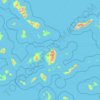 Cyclades topographic map, elevation, terrain