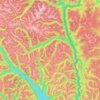 Area A (Boston Bar/North Bend/Canyon Alpine) topographic map, elevation, terrain