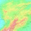 Lara topographic map, elevation, terrain