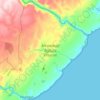 Mkambati Nature Reserve topographic map, elevation, terrain