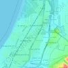 Kiryat Bialik topographic map, elevation, terrain