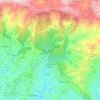 Canillas de Albaida topographic map, elevation, terrain