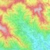 Pöllau topographic map, elevation, terrain