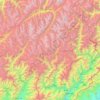 Nouristan topographic map, elevation, terrain
