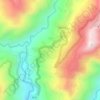 Tadong Ward topographic map, elevation, terrain
