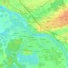 Jēkabpils topographic map, elevation, terrain