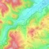 Zátor topographic map, elevation, terrain