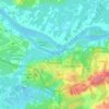 Town of Oromocto topographic map, elevation, terrain