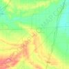 Ford County topographic map, elevation, terrain