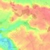 Gas topographic map, elevation, terrain