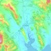 Richmond topographic map, elevation, terrain