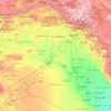 Euphrates topographic map, elevation, terrain