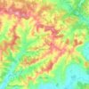 Grand-Brassac topographic map, elevation, terrain