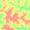 Leo topographic map, elevation, terrain