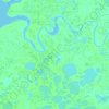 Kipnuk topographic map, elevation, terrain
