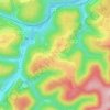 Garrebourg topographic map, elevation, terrain