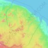 Guayana Francesa topographic map, elevation, terrain