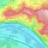 Vaux-sur-Seine topographic map, elevation, terrain