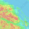 Area G (Saltair / Gulf Islands) topographic map, elevation, terrain