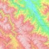 Huanta topographic map, elevation, terrain