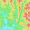 Nelipyno Rural Hromada topographic map, elevation, terrain