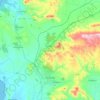 Carbonia topographic map, elevation, terrain