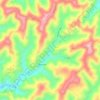 McRoberts topographic map, elevation, terrain
