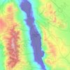 Death Valley Playa topographic map, elevation, terrain