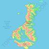 Auckland Islands topographic map, elevation, terrain