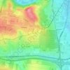 Bohunice topographic map, elevation, terrain