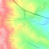 Boulevard topographic map, elevation, terrain