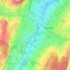 Verona Lake topographic map, elevation, terrain