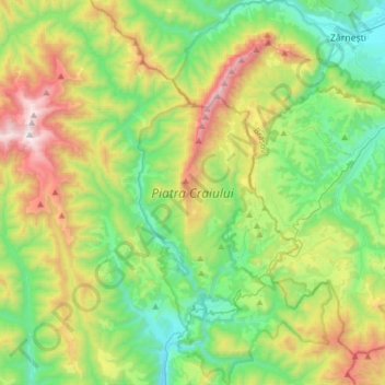 Königsstein topographic map, elevation, terrain