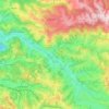 Firmi topographic map, elevation, terrain