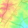 Humanes de Madrid topographic map, elevation, terrain