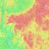 Kent Parish topographic map, elevation, terrain