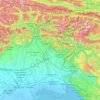 Provincia di Udine topographic map, elevation, terrain
