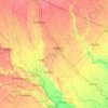 Hardoi topographic map, elevation, terrain