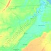 Russas topographic map, elevation, terrain