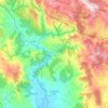 Castrelo do Val topographic map, elevation, terrain