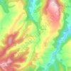 Sojo topographic map, elevation, terrain