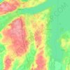 Barrie South—Innisfil topographic map, elevation, terrain