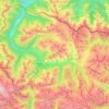 Val-d'Aran topographic map, elevation, terrain