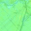 Piñeyro topographic map, elevation, terrain