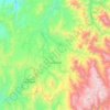 Combarbalá topographic map, elevation, terrain