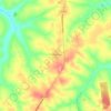 Vitória Brasil topographic map, elevation, terrain