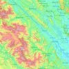 Yên Bái Province topographic map, elevation, terrain
