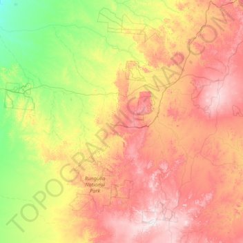 Etheridge Shire topographic map, elevation, terrain